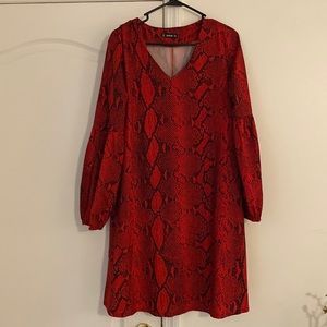 Shein Snakeskin Dress Size M